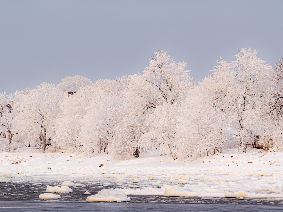 Merivälja rand kaunis härmatises